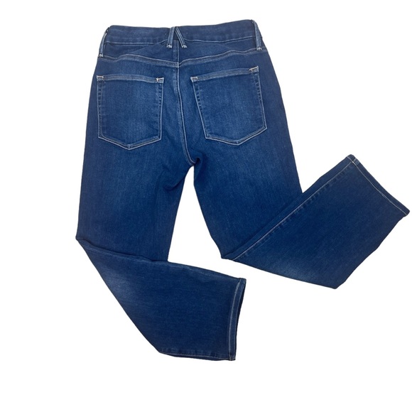 Good American Good Straight Leg Style GPS367T Blue 383 Stretch Mid Rise Size 2 - Picture 7 of 14